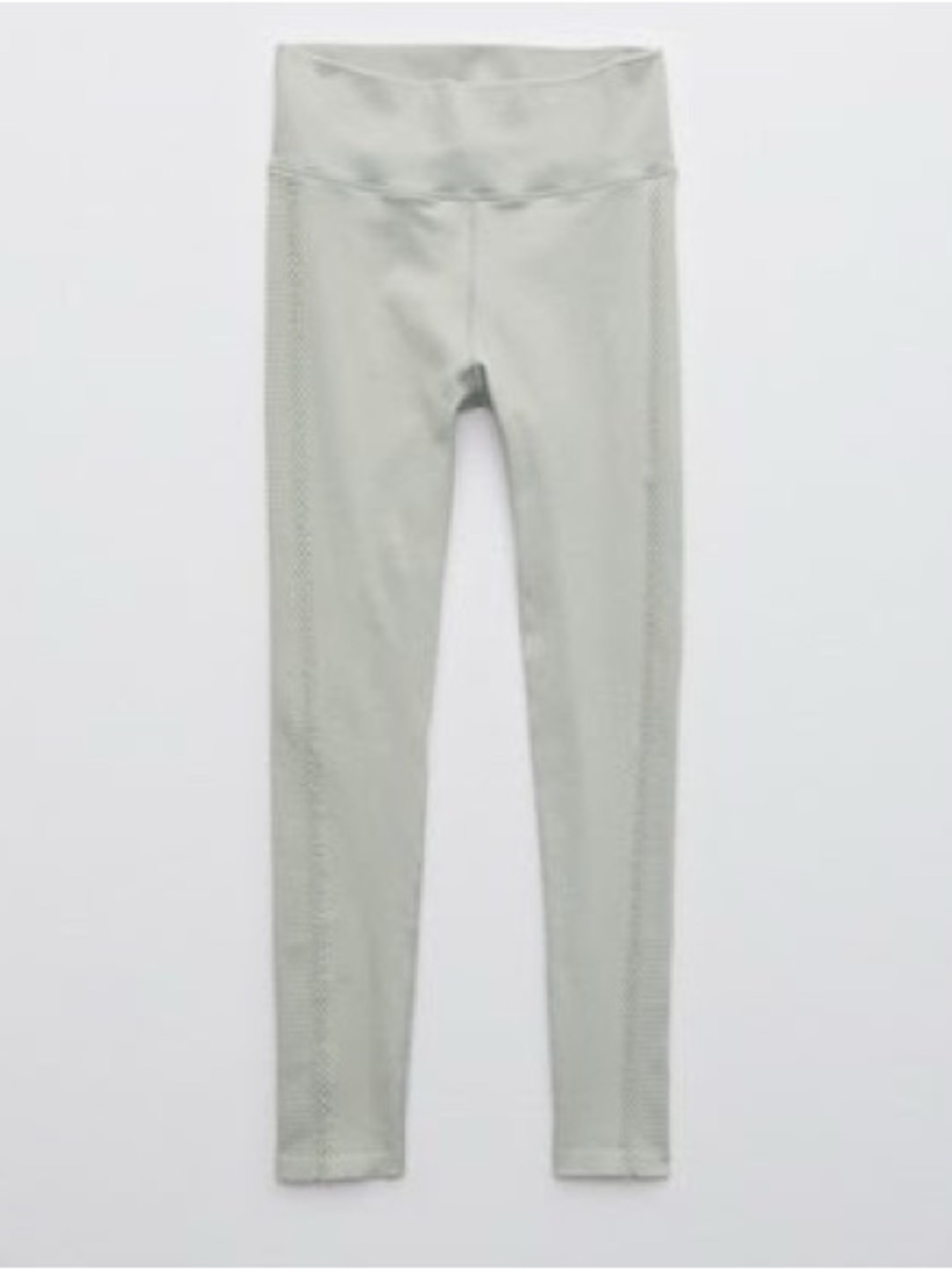 OFFLINE by Aerie Big Chill Seamless Legging Stone Gray L High Waisted Ribbed